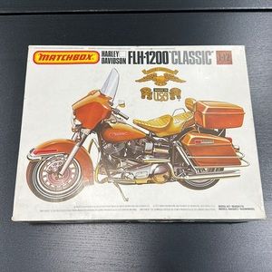 Harley-Davidson Vintage Matchbox FLH-1200 Classic Motorcycle Model